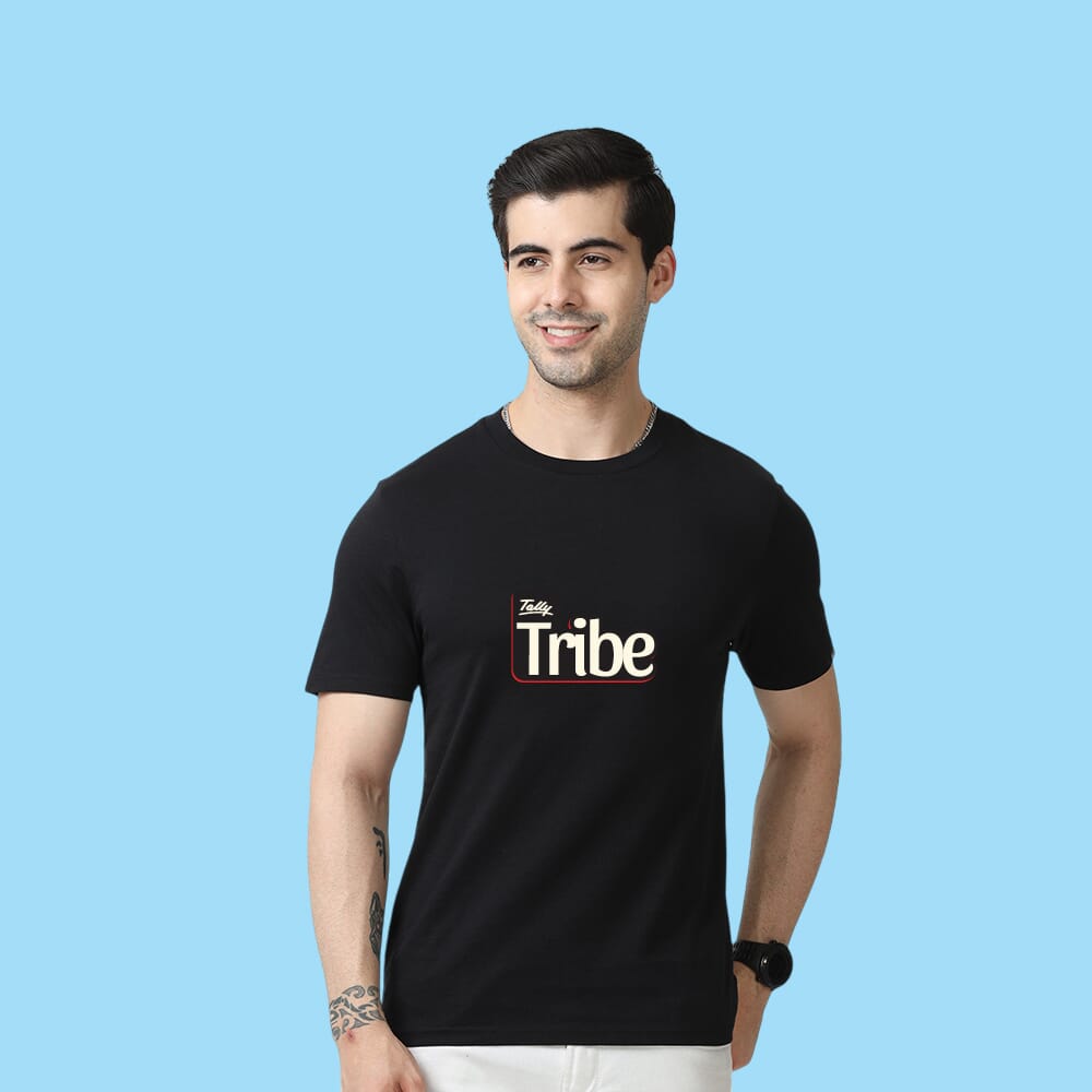 Marks & Spencer Round Neck T-shirt-Black